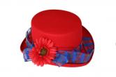 klobouk červený cy024a